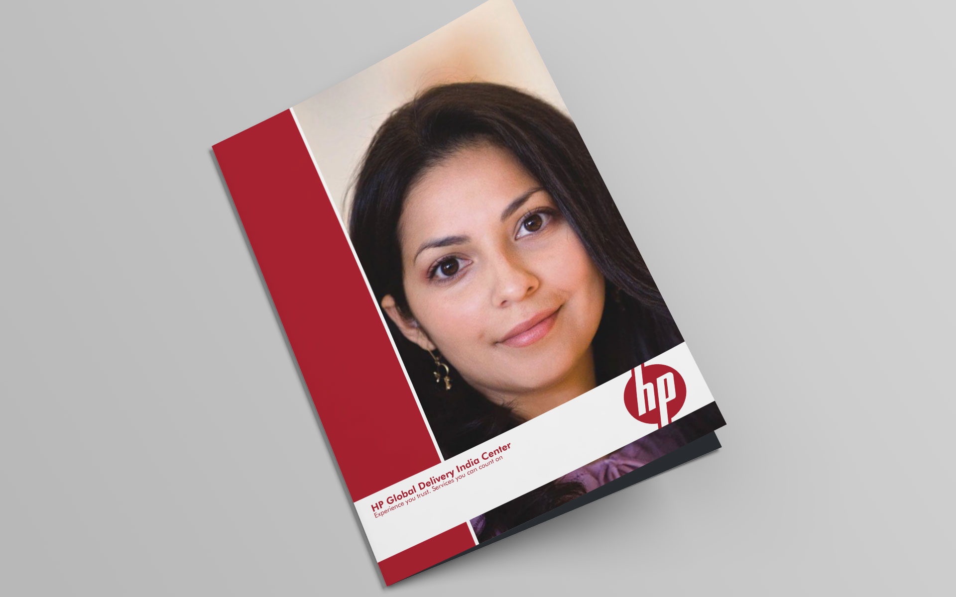 Brochure design for Hewlett Packard - hp